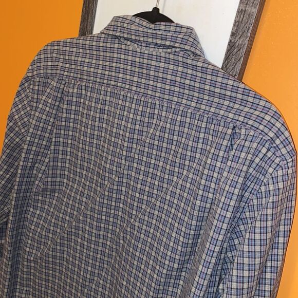 Eddie Bauer Mens Plaid Button Down Shirt Medium Classic Fit Size Medium - Picture 7 of 9